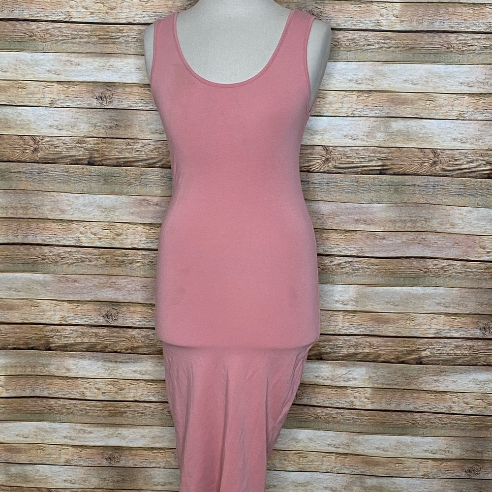 Dress| Mid-length| Dusty Rose| Small